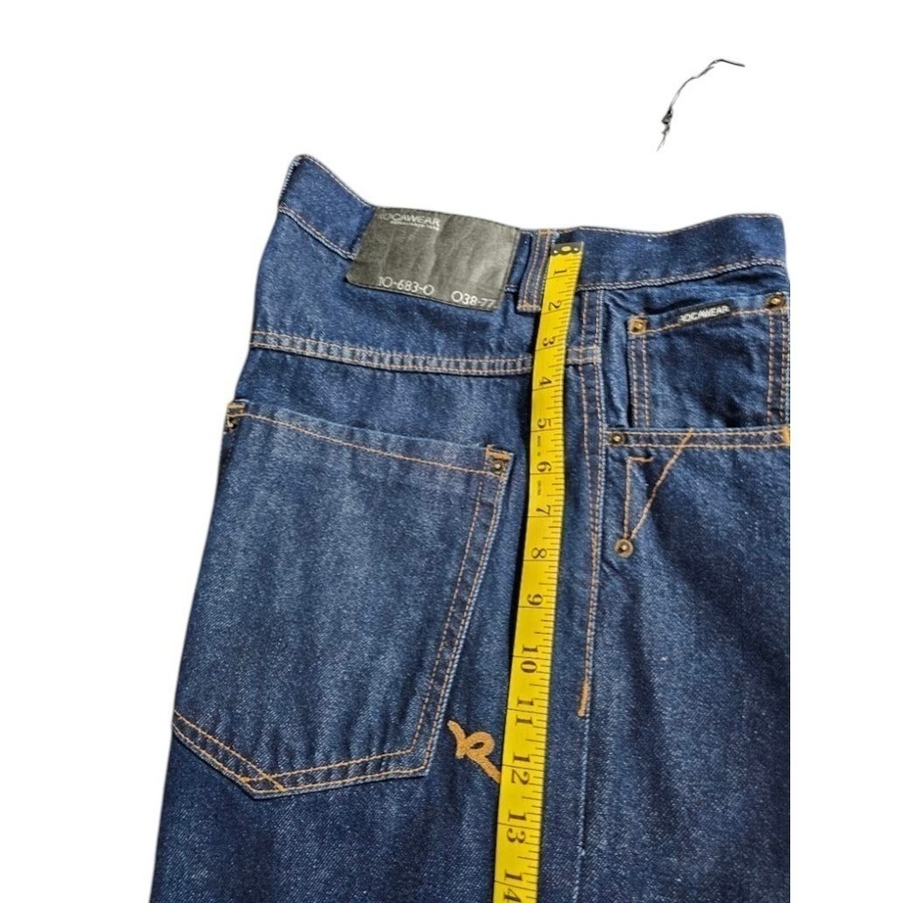 Rocawear‎ Mens Baggy Relaxed Fit Jeans Dark Wash Denim Size 36 Y2K 90s Hip Hop - Picture 7 of 13